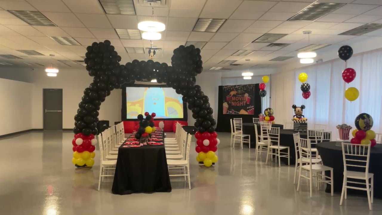 The Blush Ballroom Mickey Mouse Movie Party