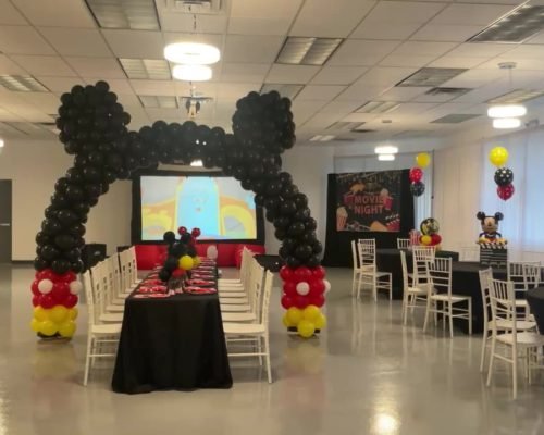 The Blush Ballroom Mickey Mouse Movie Party